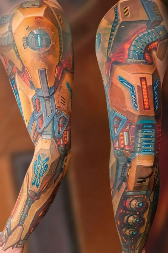 Biomech Sleeve Robot